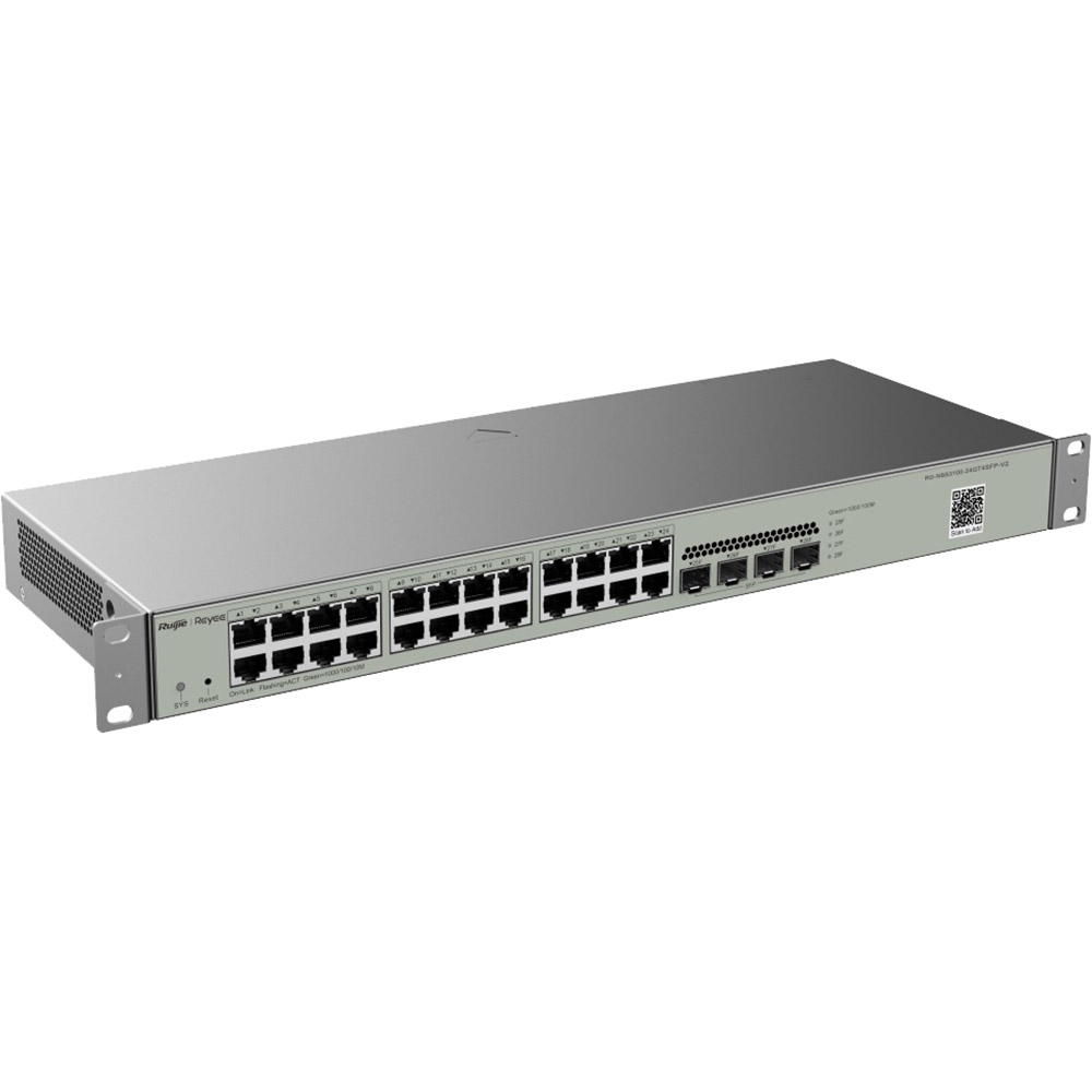 Коммутатор RUIJIE Reyee RG-NBS3100-24GT4SFP-V2 (6971693278721) Тип управляемый 2-го уровня