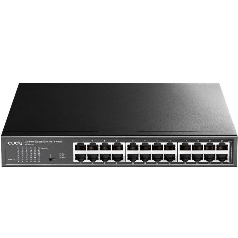 Комутатор CUDY GS1024 Gigabit Metal Switch Тип некерований