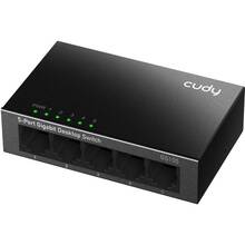 Коммутатор CUDY GS105 Gigabit Metal Switch Black