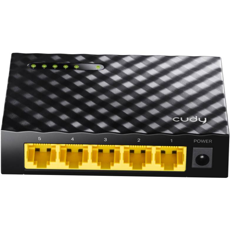 Комутатор CUDY GS105D Gigabit Desktop Switch Форм-фактор настільний