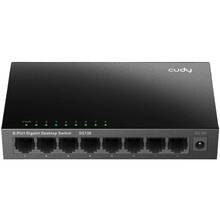 Комутатор CUDY GS108 Gigabit Metal Switch Black