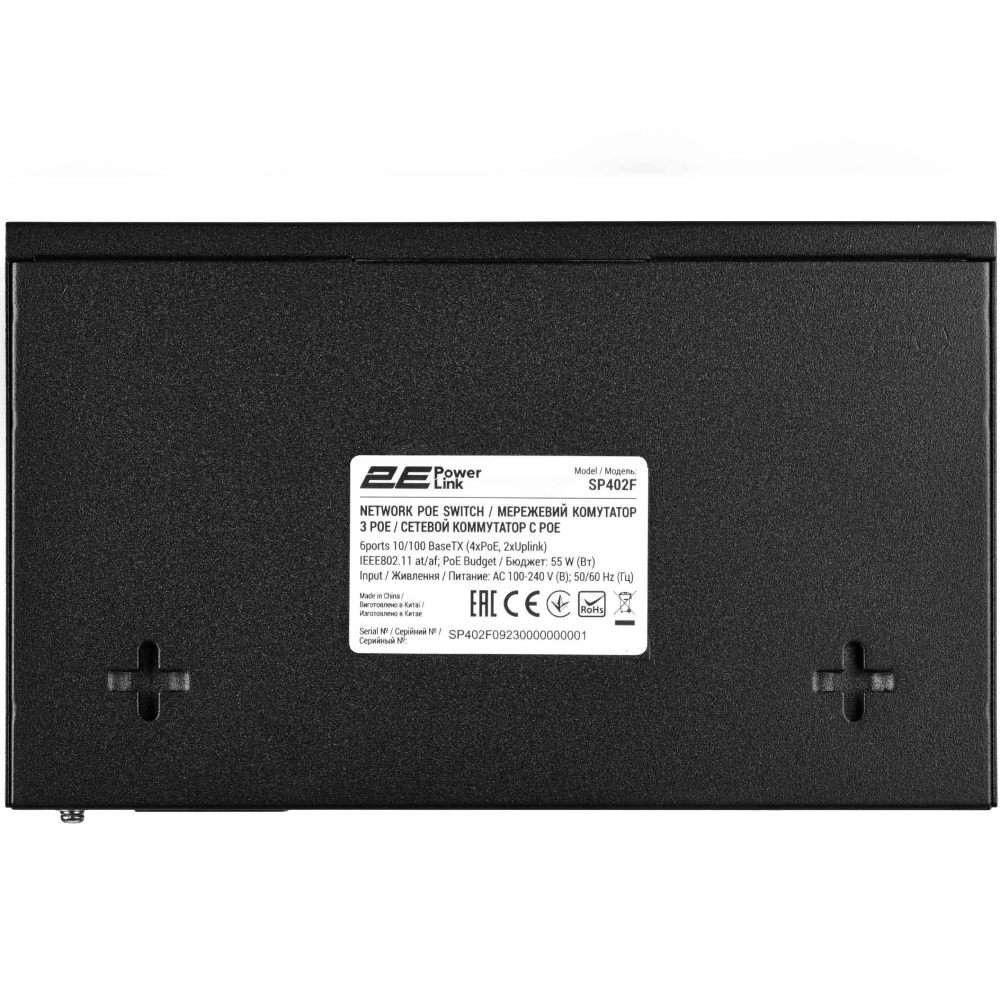 Комутатор 2E PowerLink SP402F (2E-SP402F-2) Здатність комутації 1.2