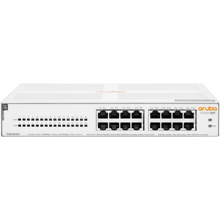 Комутатор HPE Aruba Instant On 1430 16G CL4 PoE Switch (R8R48A)