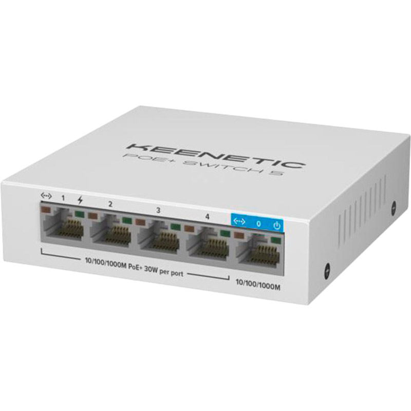 Коммутатор KEENETIC PoE+Switch5 (KN-4610) Тип неуправляемый