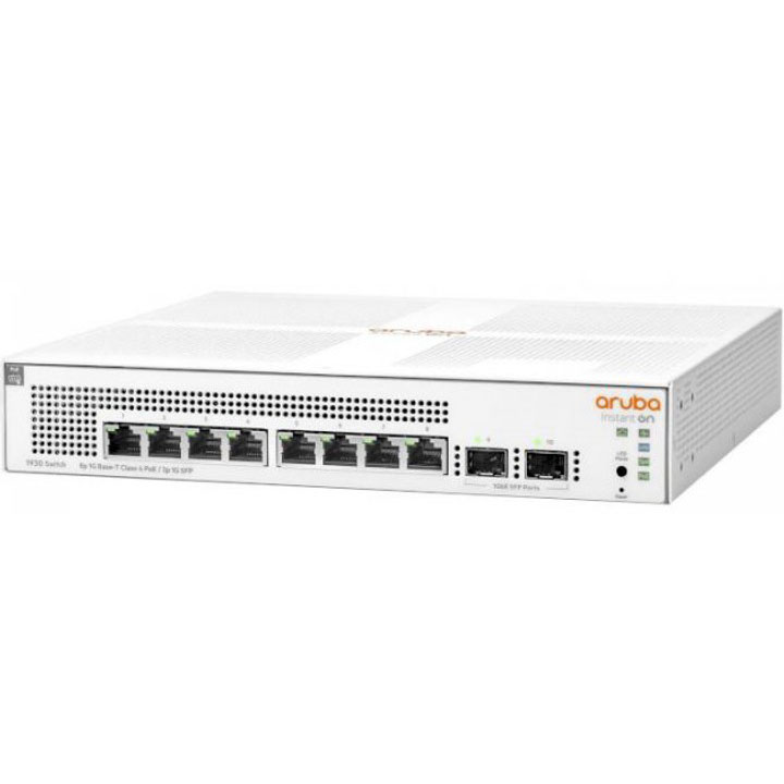 Коммутатор HPE Aruba IOn 1930 8G 2SFP 124W Switch (JL681A)