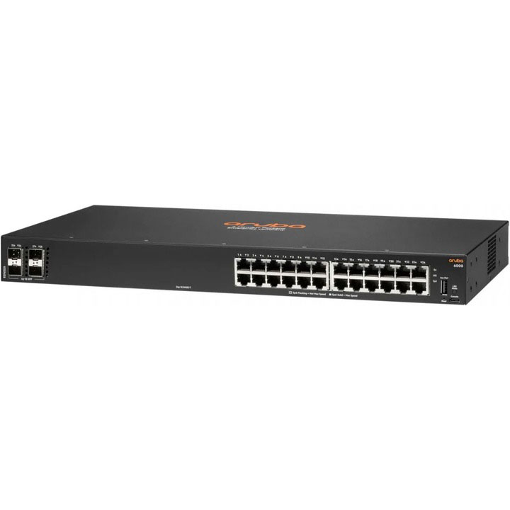 Коммутатор HPE Aruba 6000 24G 4SFP Switc (R8N88A) Тип управляемый 3-го уровня