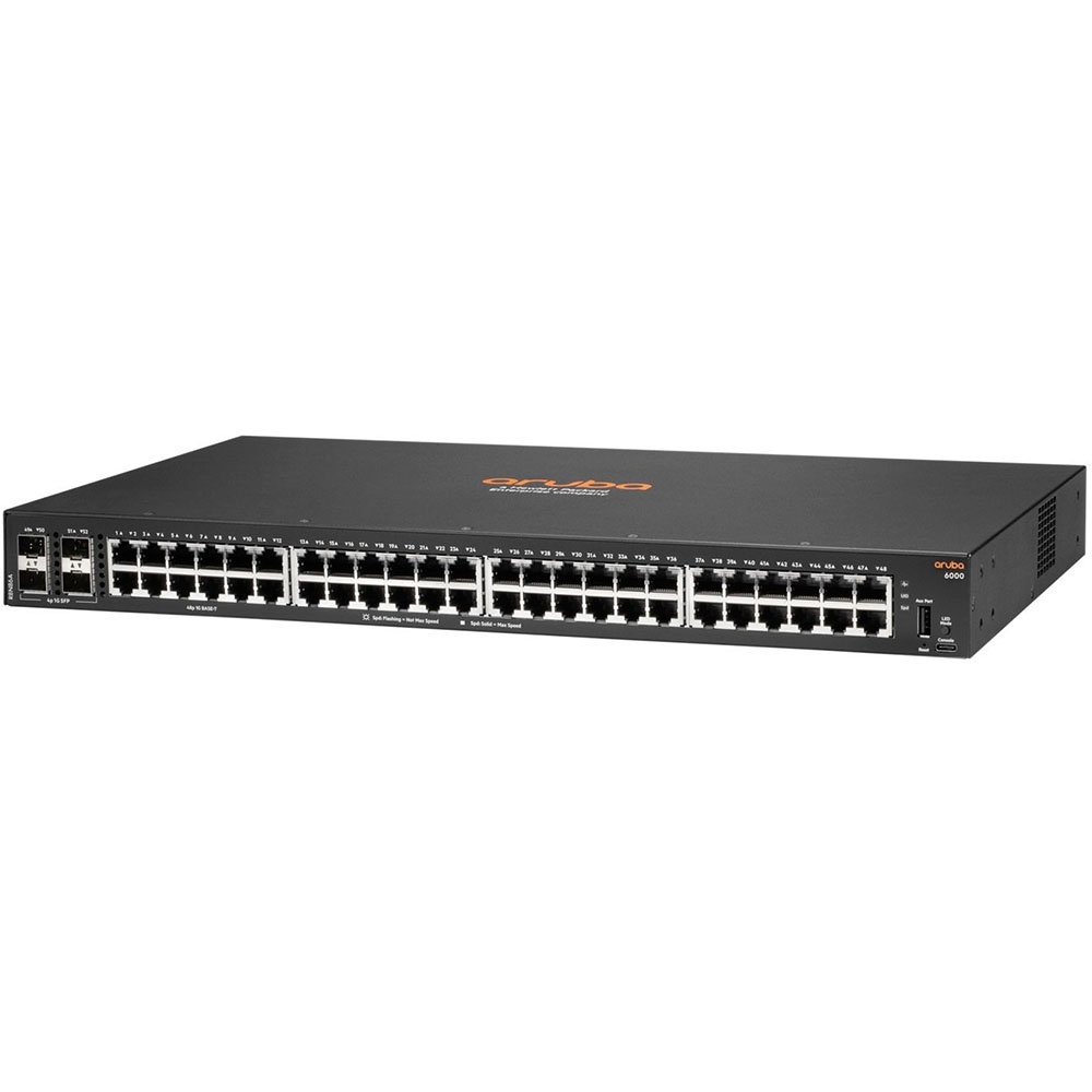 Комутатор HPE Aruba 6000 48G CL4 4SFP Switch (R8N85A) Ширина/висота корпусу 442x44 мм