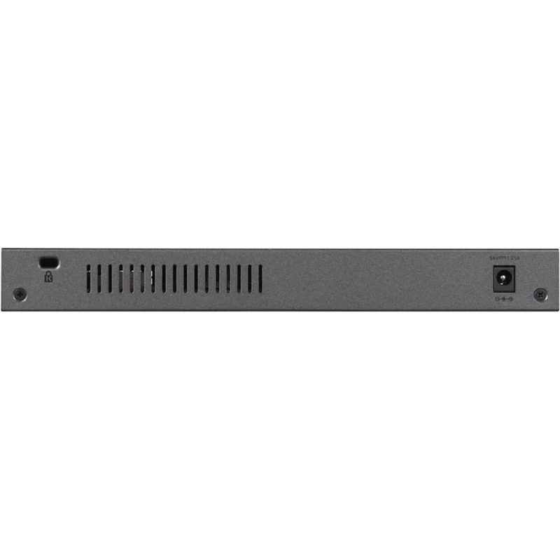 Коммутатор NETGEAR 8xGE PoE 2xSFP 55Вт L2 (GS110TP-300EUS) Ширина/высота корпуса 236 х 27мм