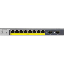 Коммутатор NETGEAR 8xGE PoE 2xSFP 55Вт L2 (GS110TP-300EUS)