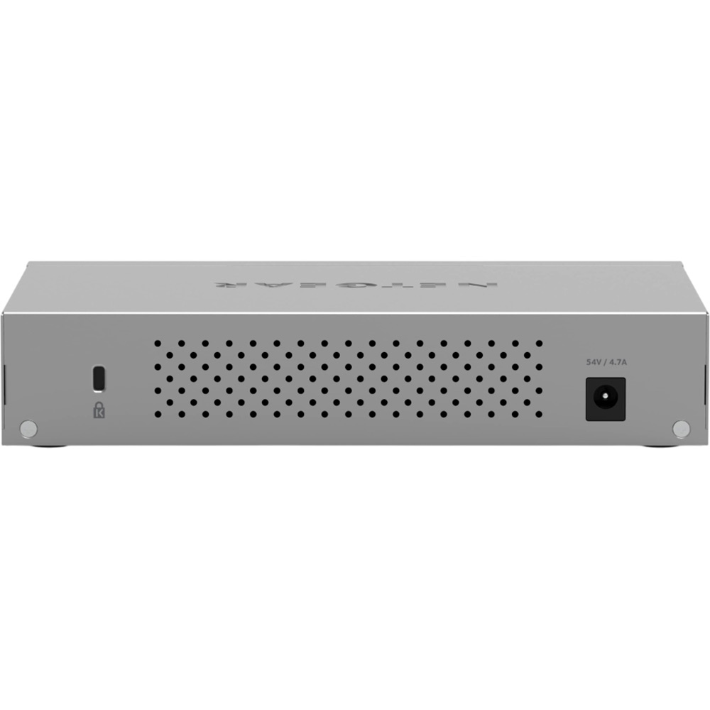 Коммутатор NETGEAR 8x2.5GE PoE, 230Вт (MS108UP-100EUS) Порты коммутатора 4 x Ultra60 PoE++ 100/1000/2.5GBASE-T RJ-45; 4 x PoE+ 100/1000/2.5GBASE-T RJ-45