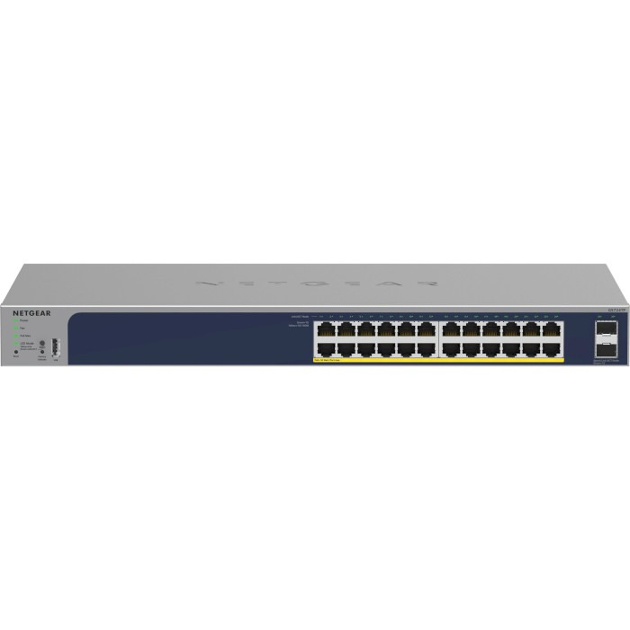 Коммутатор NETGEAR 24xGE PoE 2xSFP L2 (GS724TP-300EUS)