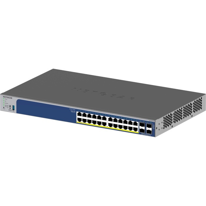 Коммутатор NETGEAR 24xGE PoE 2x10GE 2xSFP+ L2 (GS728TXP-300EUS) Тип управляемый 2-го уровня