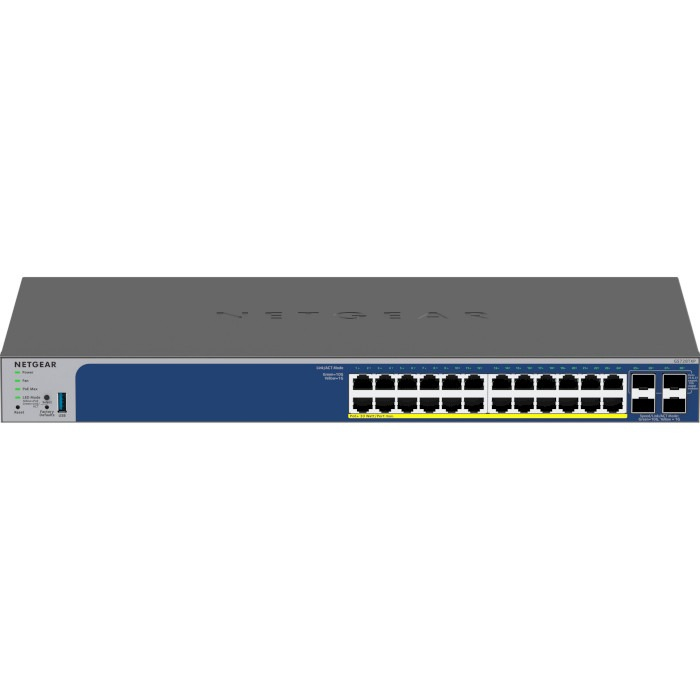 Коммутатор NETGEAR 24xGE PoE 2x10GE 2xSFP+ L2 (GS728TXP-300EUS)