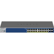 Комутатор NETGEAR 24xGE PoE 2x10GE 2xSFP+ L2 (GS728TXP-300EUS)