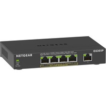 Коммутатор NETGEAR 5 x GE 4 x PoE 63 Вт (GS305P-300EUS)