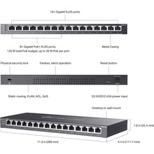 Коммутатор TP-Link JetStream Smart SG2016P