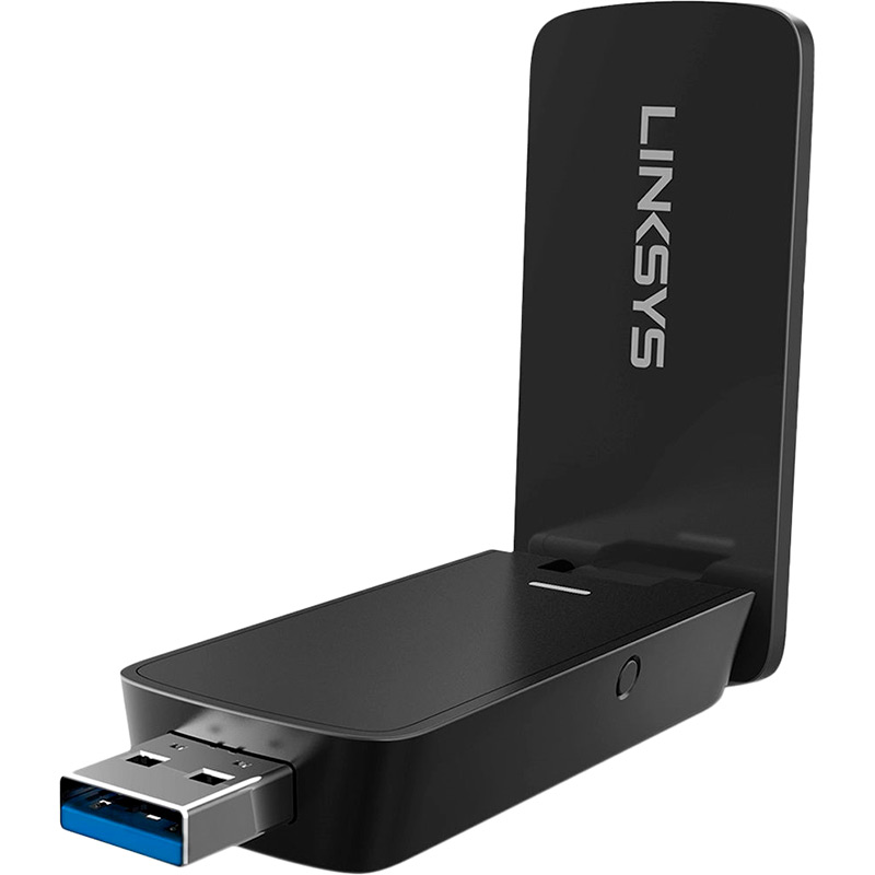 

Wi-Fi адаптер LINKSYS WUSB6400M AC1200, WUSB6400M AC1200, USB 3.0, зовн. ант.