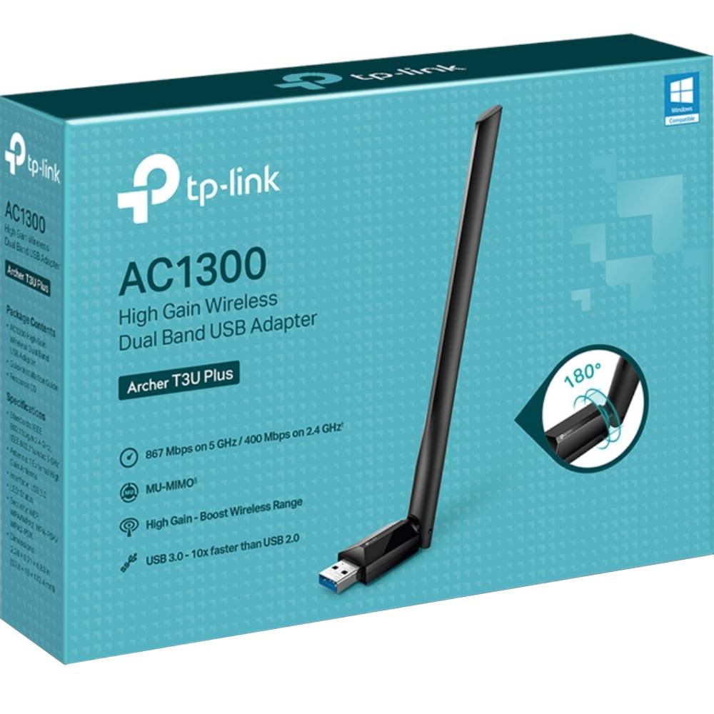 Wi-Fi адаптер TP-LINK Archer T3U Plus Интерфейс USB