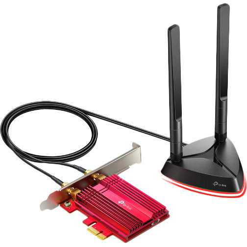 Wi-Fi адаптер TP-LINK TX3000 AX3000 BT5.0 PCI Express Стандарт Wi-Fi 802.11 ac