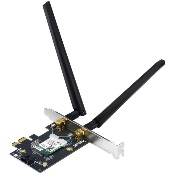 Wi-Fi адаптер ASUS PCE-BE6500 (90IG09G0-MO0B00) Стандарт Wi-Fi 802.11 ac