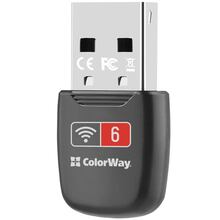 Wi-Fi адаптер COLORWAY Wi-Fi 6 Gray (CW-AD-W1)