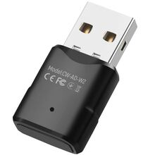 Wi-Fi адаптер COLORWAY Wi-Fi 6 дводіапазонний Black (CW-AD-W2)