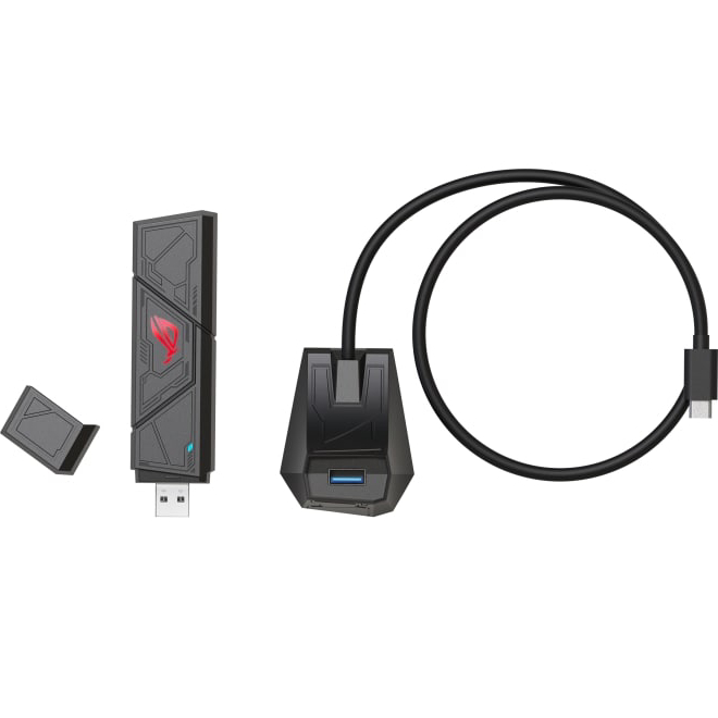 Wi-Fi адаптер ASUS ROG USB-BE92 (90IG09I0-MO0B00) Рабочая частота 5 ГГц