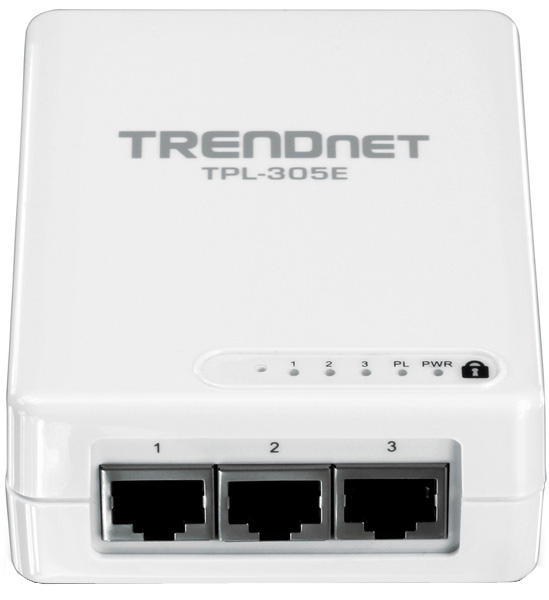 Адаптер Powerline TRENDNET TPL-305E Стандарти HomePlug AV