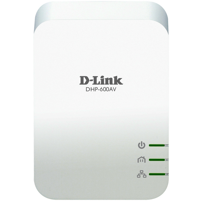 Адаптер Powerline D-LINK DHP-600AV Kit Ethernet to Powerline Gigabit