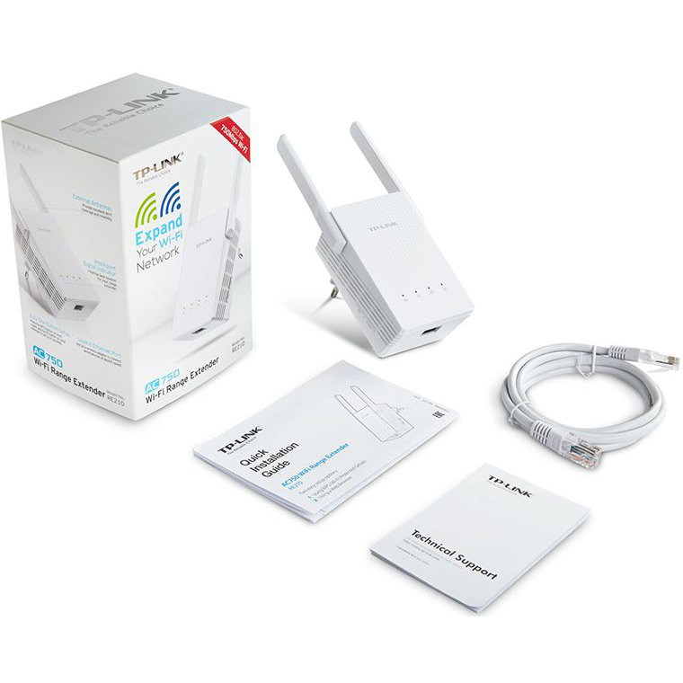 Wi-Fi повторювач TP-LINK RE210 Стандарт Wi-Fi 802.11 n