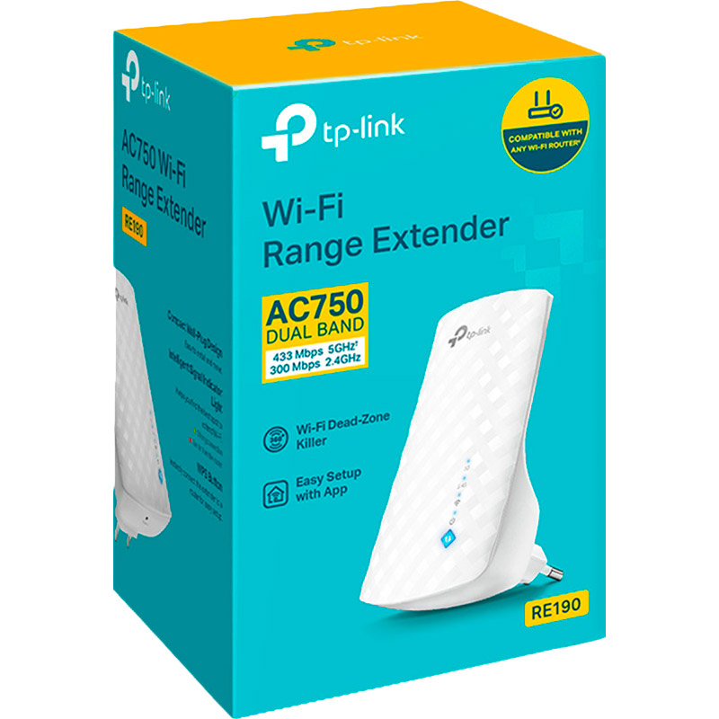 Замовити Wi-Fi повторювач TP-LINK RE190