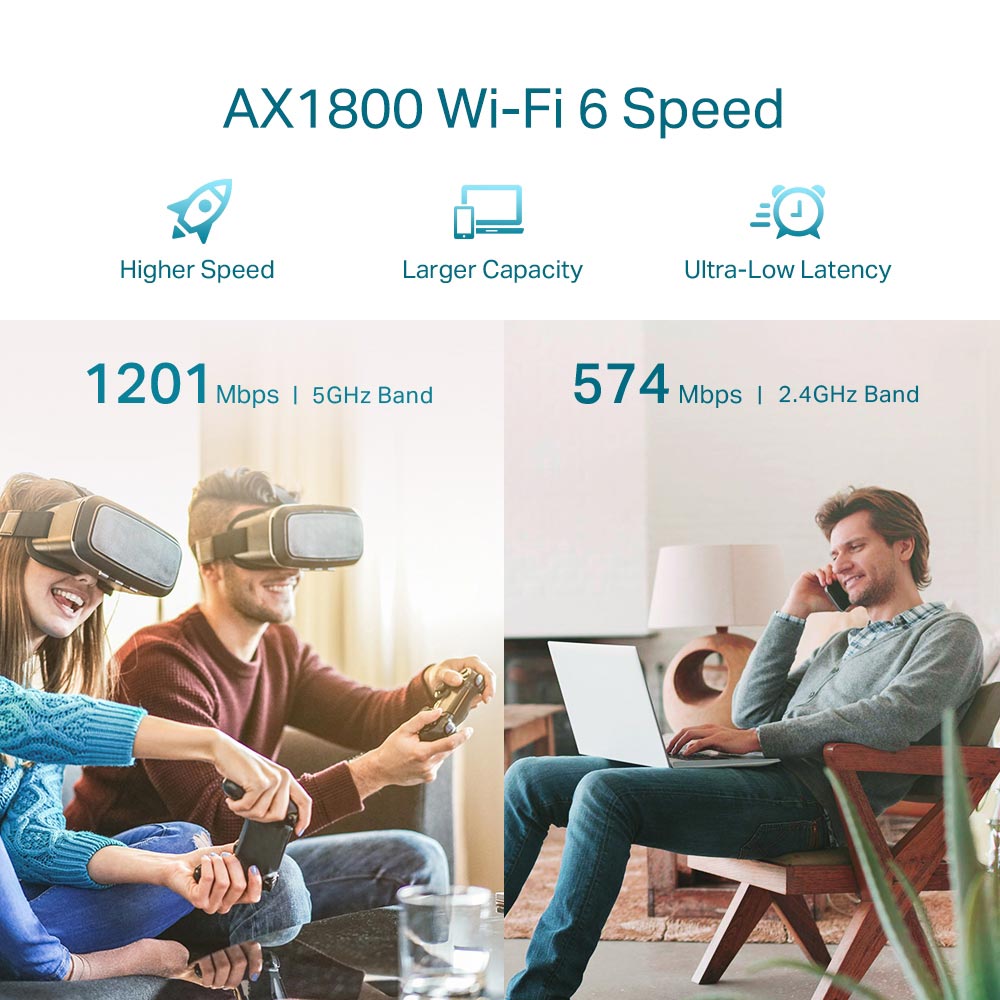 Зовнішній вигляд Wi-Fi повторювач TP-LINK RE605X