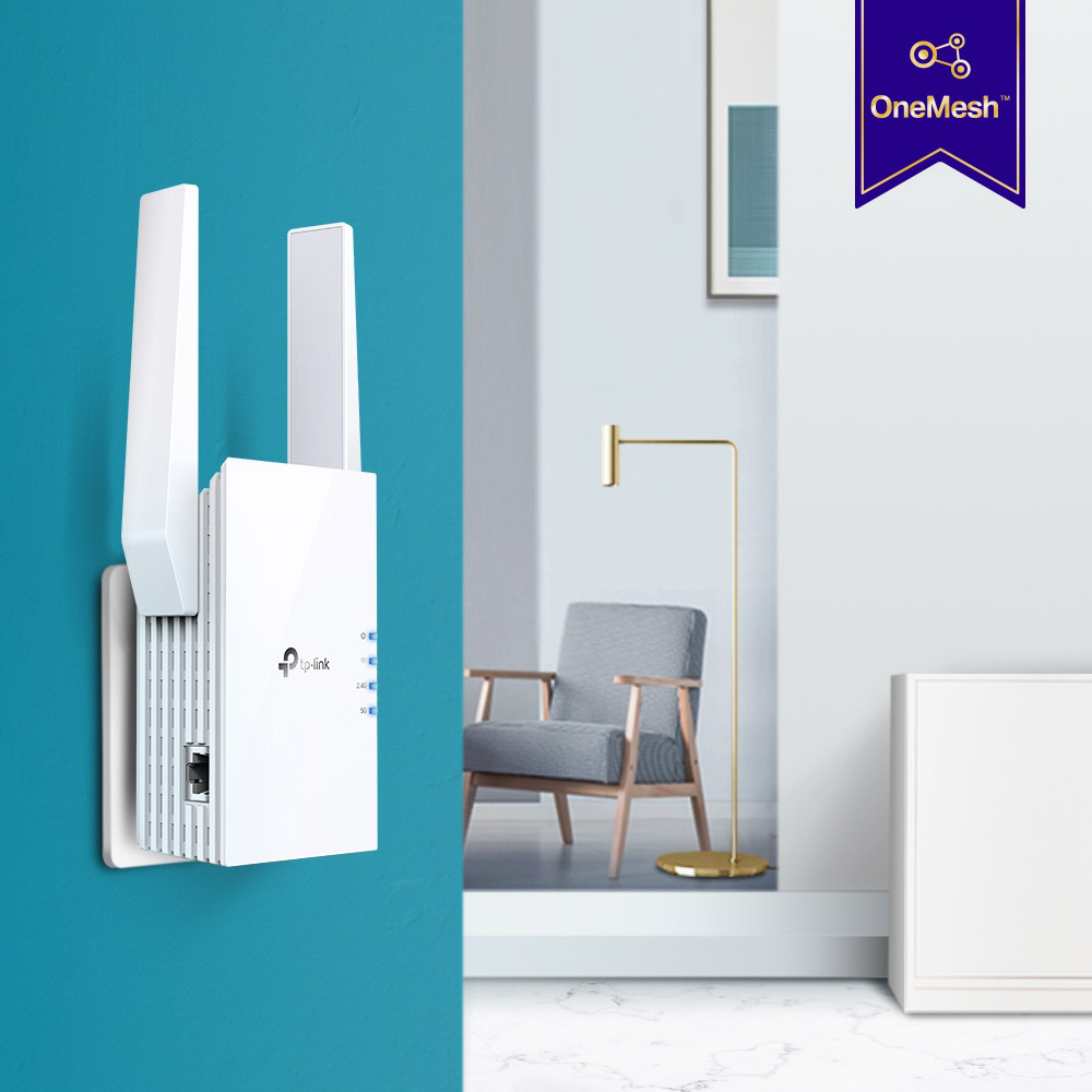 Wi-Fi повторитель TP-LINK RE605X Стандарт Wi-Fi 802.11 b