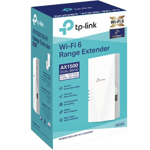 Wi-Fi повторювач TP-LINK (RE500X) Стандарт Wi-Fi 802.11 g