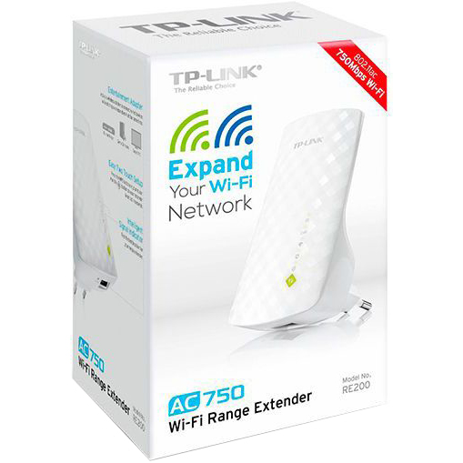 Wi-Fi повторювач TP-LINK RE200 Стандарт Wi-Fi 802.11 n