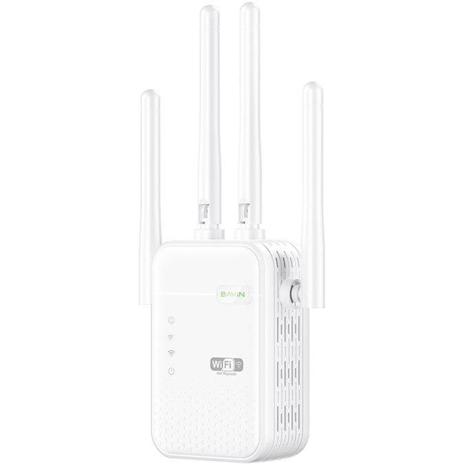 Wi-Fi повторювач BAVIN PC2053Y WiFi 2.4G 300Mbps White (C-PC2053Y WH)