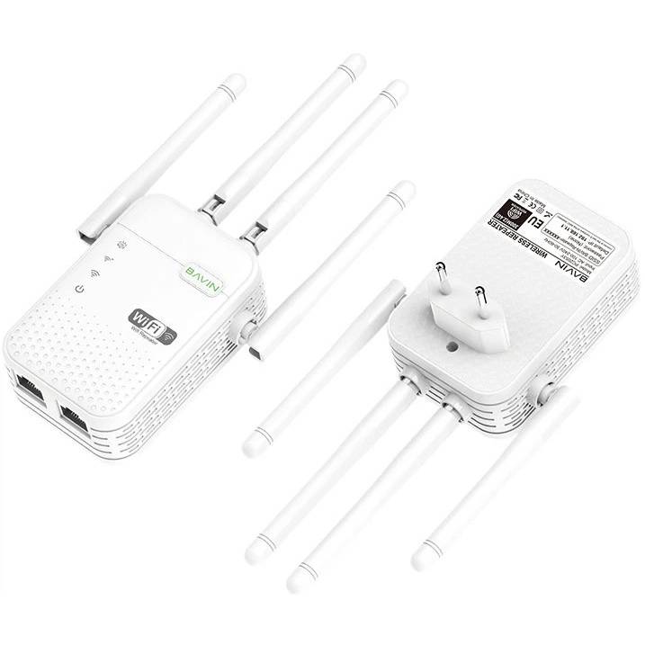Wi-Fi повторювач BAVIN PC2053Y WiFi 2.4G 300Mbps White (C-PC2053Y WH) Стандарт Wi-Fi 802.11 ac