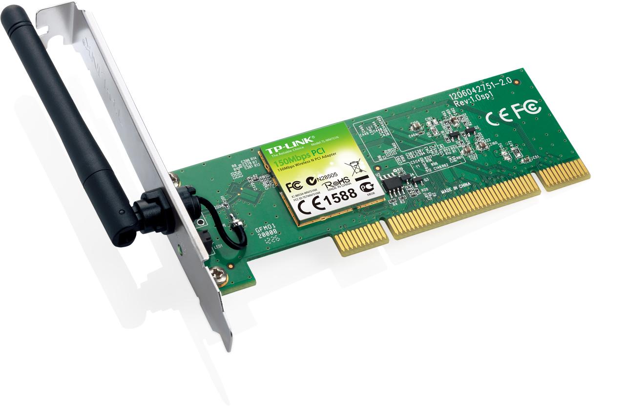 Бездротовий мережевий PCI-адаптер TP-LINK TL-WN751N