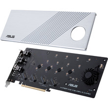Плата-адаптер Asus PCIe Hyper M.2 X16 PCIe 4.0 X4 Expansion Card GEN 4 256 Gbps (90MC08A0-M0EAY0)