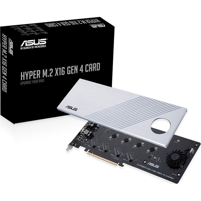 Плата-адаптер Asus PCIe Hyper M.2 X16 PCIe 4.0 X4 Expansion Card GEN 4 256 Gbps (90MC08A0-M0EAY0) Интерфейс подключения PCI