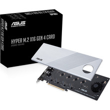 Плата-адаптер Asus PCIe Hyper M.2 X16 PCIe 4.0 X4 Expansion Card GEN 4 256 Gbps (90MC08A0-M0EAY0)