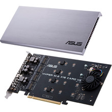 Плата-адаптер Asus PCIe Hyper M.2 X16 PCIe 3.0 X4 Expansion Card V2 128Gbps (90MC06P0-M0EAY0)