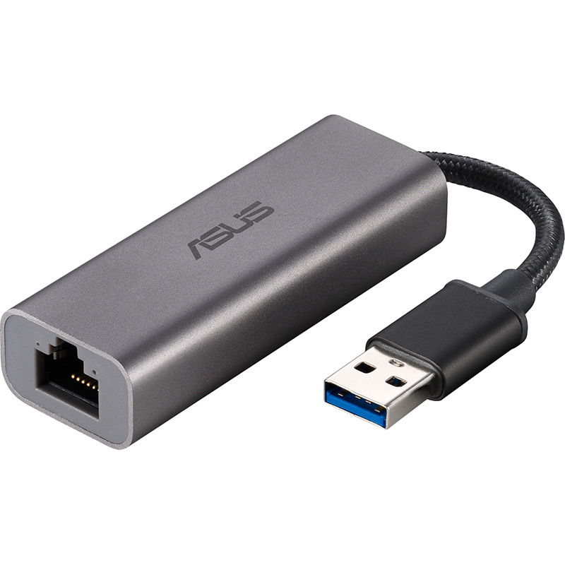 Адаптер ASUS USB 3.2 - RJ45 LAN 2.5GE (USB-C2500) Внешние порты RJ-45