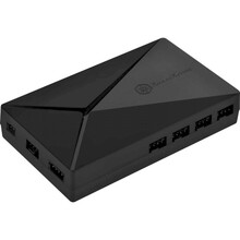 Контроллер вентиляторов SILVERSTONE LSB02-E, ARGB, PWM, 6 шт вент.