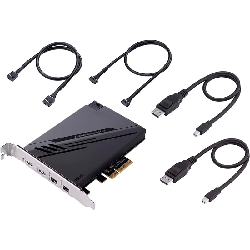 Зовнішній вигляд Плата-адаптер ASUS PCIe ThunderboltEX 4 (90MC09P0-M0EAY0)