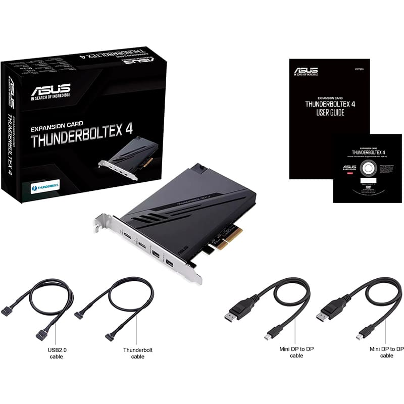 Фото Плата-адаптер ASUS PCIe ThunderboltEX 4 (90MC09P0-M0EAY0)