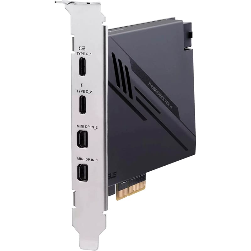 Плата-адаптер ASUS PCIe ThunderboltEX 4 (90MC09P0-M0EAY0) Інтерфейс підключення USB