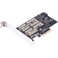 Плата расширения AGESTAR PCIe 3.0 X2 for SSD M.2 NVMe (AS-MC02)