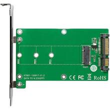 Плата расширения Maiwo SATA to M.2 NGFF B-key SSD (45776/KT001A)