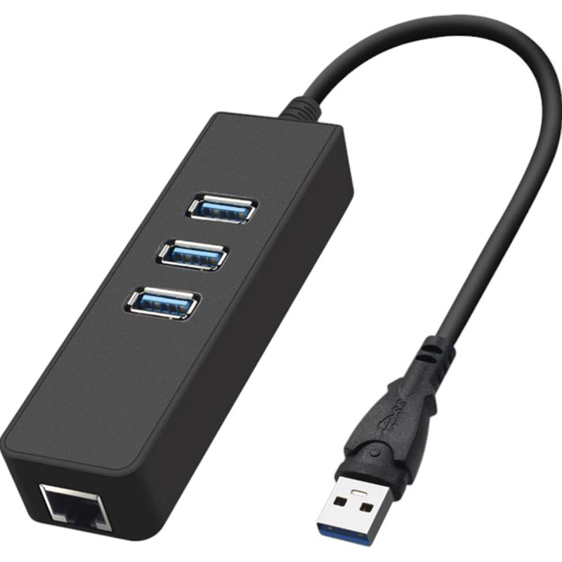 Мережевий адаптер DYNAMODE USB 3.0 Type-A - RJ45 Gigabit Lan, 3хUSB 3.0 (USB3.0-Type-A-RJ45-HUB3) Тип контролера адаптер